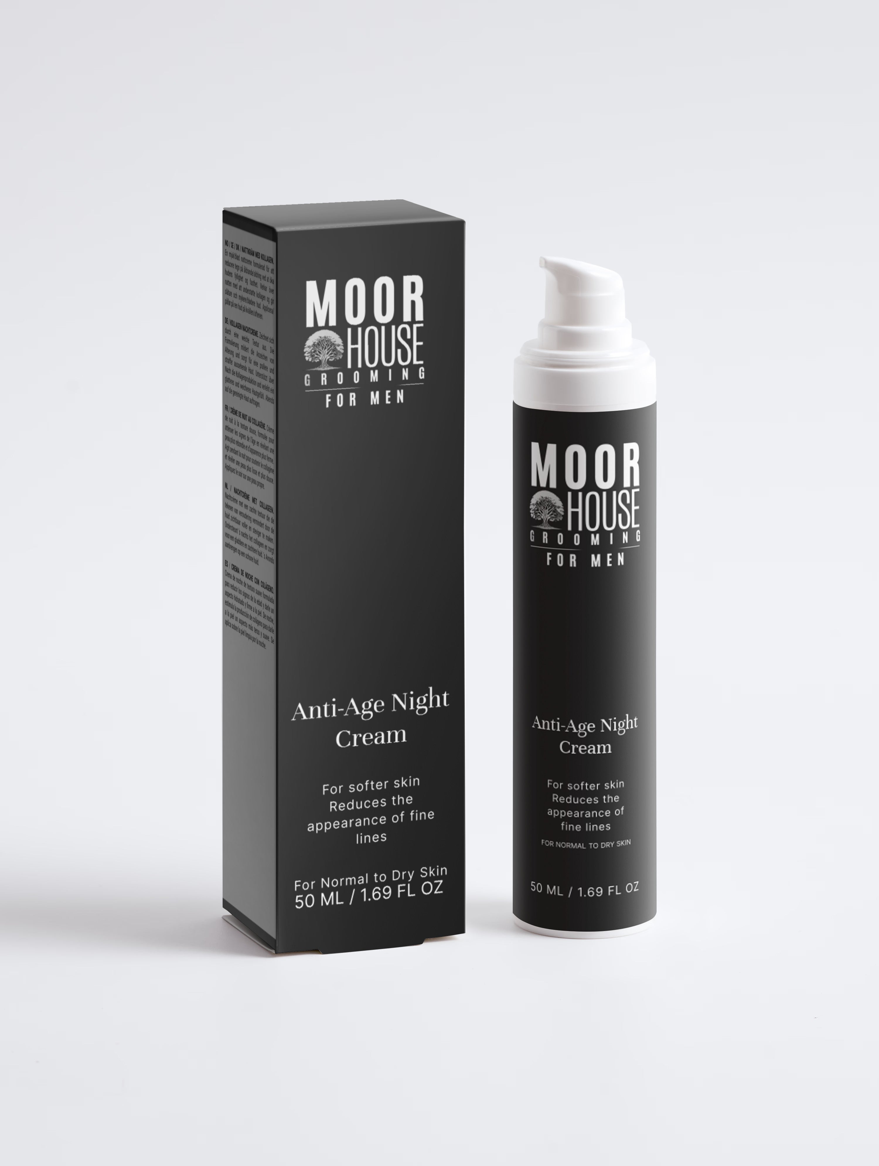 Moor House Grooming For Men Premium Anti-Age Night Cream