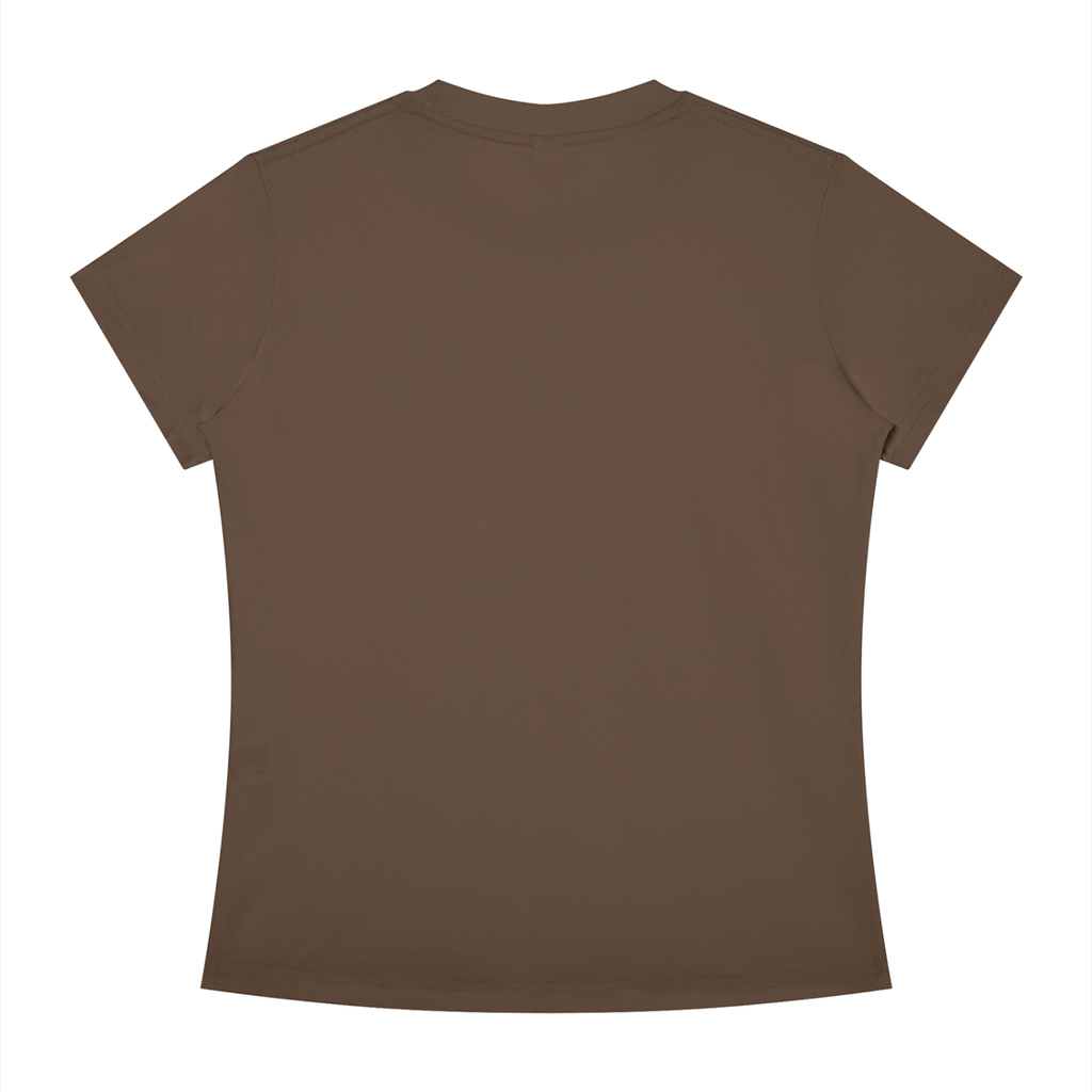Women's Slim Fit Crewneck T-Shirt: Vote Or It All Burns