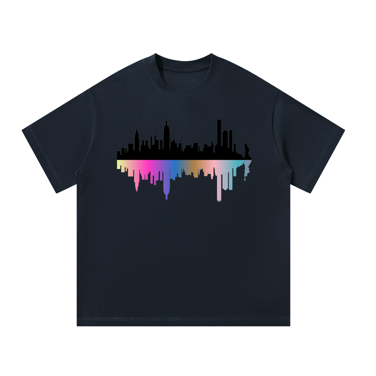 Men's Oversized T-Shirt: NYC Reflections