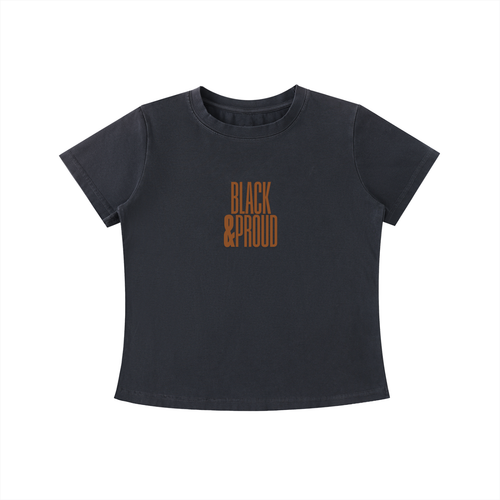 Be Black & Proud in This Vintage Wash Slim Fit T-shirt