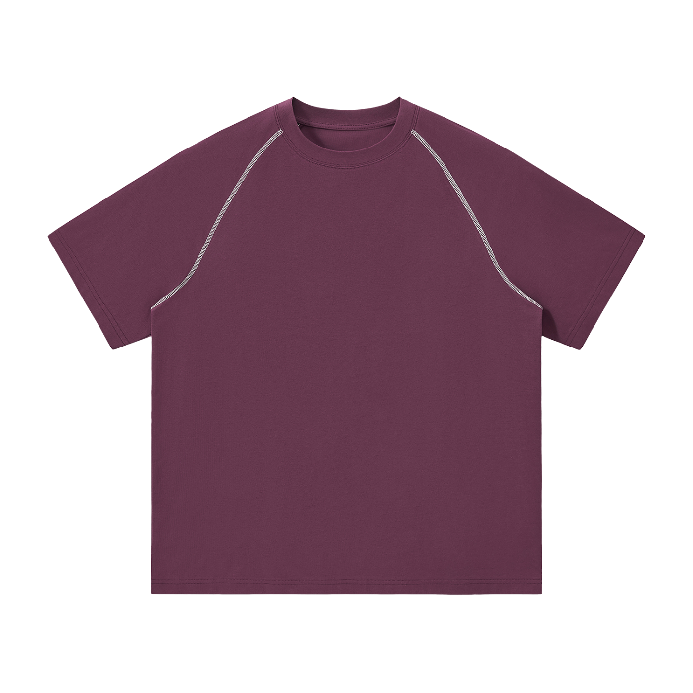 Contrast Stitch Raglan T-Shirt