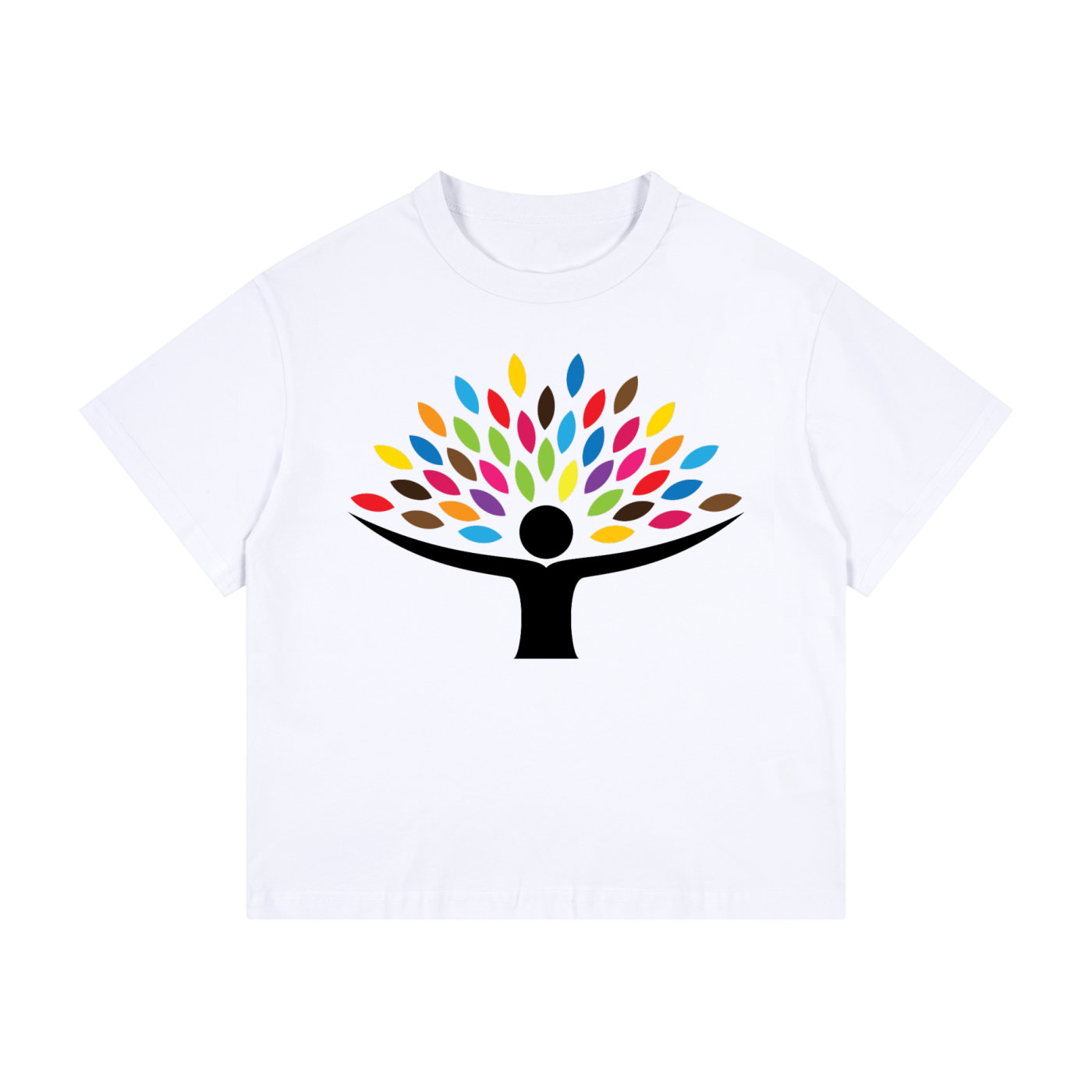 Girls "Spread Love" Kid's Loose Fit Drop Shoulder T-Shirt