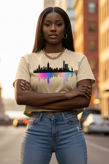 Women's Mineral Wash Cotton Crop T-Shirt