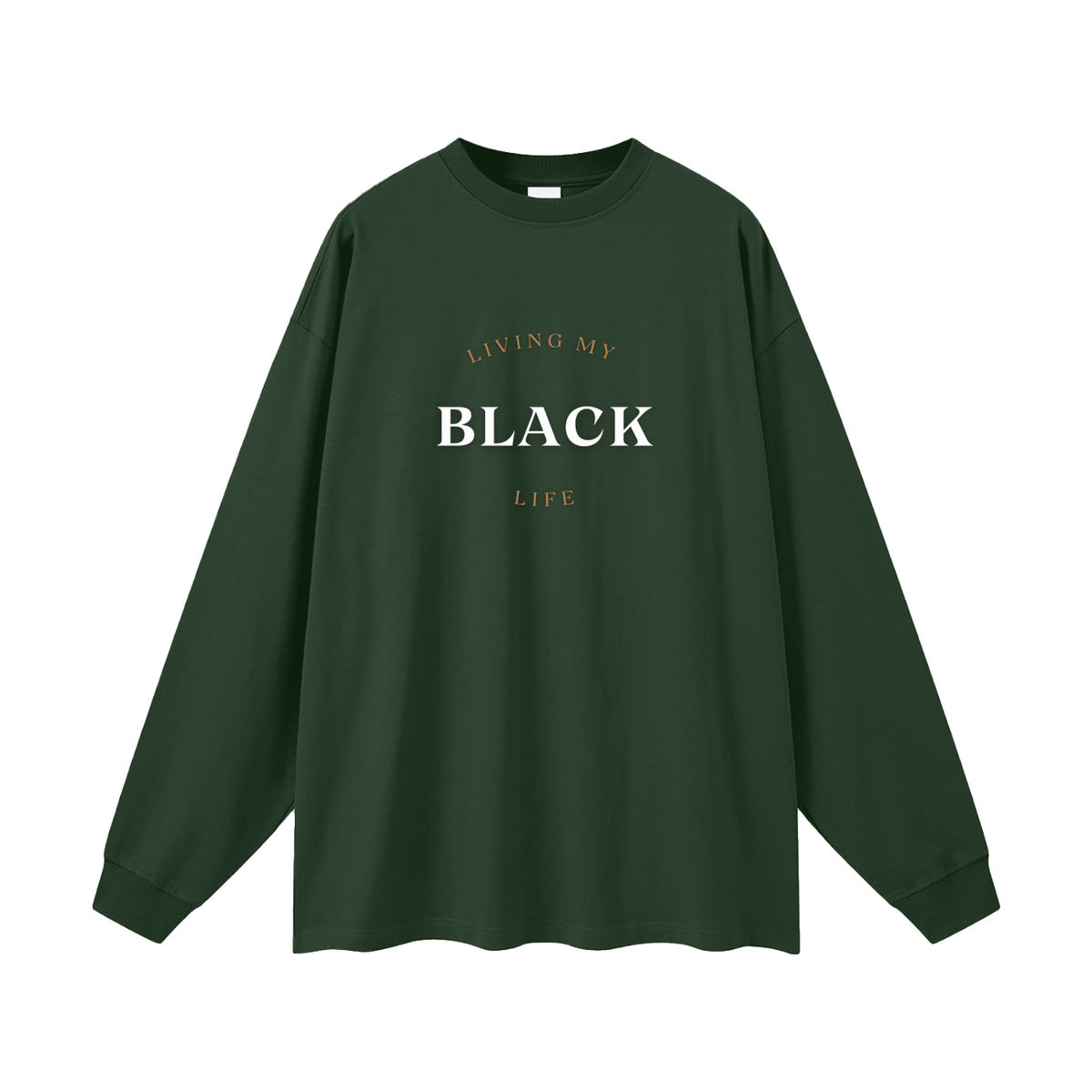 Living My Black Life - Men's Oversized  Long Sleeve T-Shirt