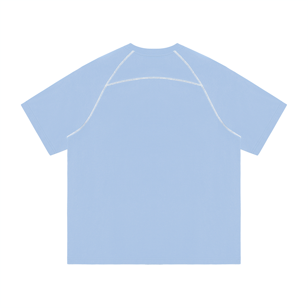 Contrast Stitch Raglan T-Shirt