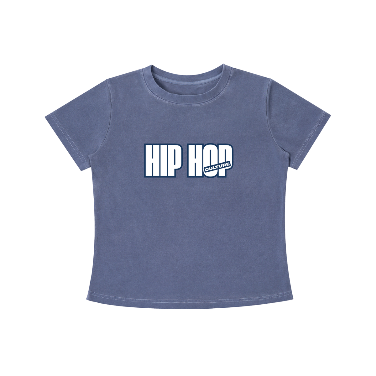 Hip Hop Culture Vintage Wash Slim Fit T-shirt: