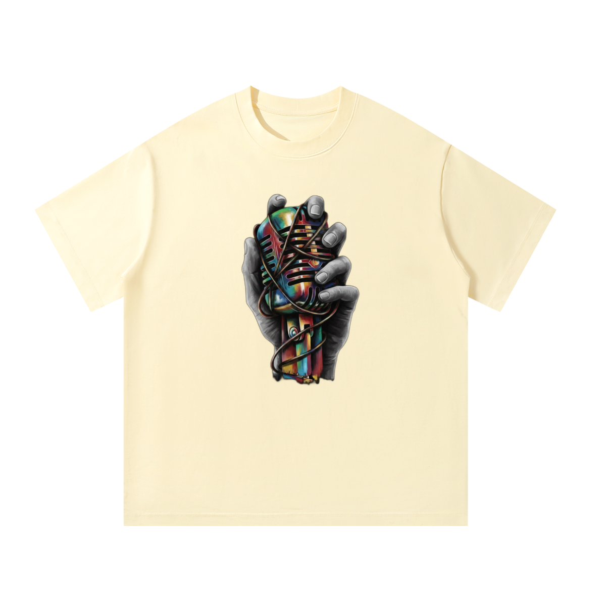 Men's Oversized T-Shirt: Grab The Mic