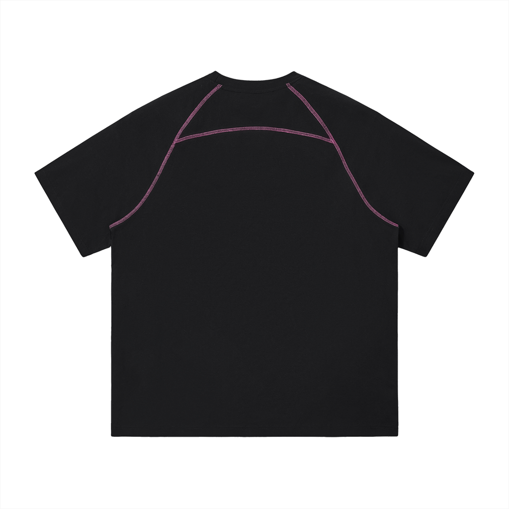 Contrast Stitch Raglan T-Shirt