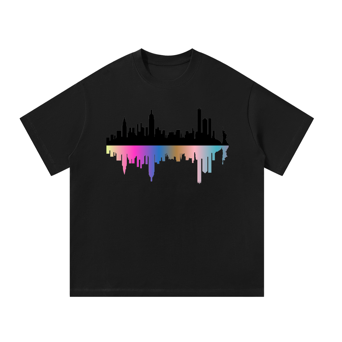Men's Oversized T-Shirt: NYC Reflections