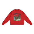 California - Essential Fleece Mock-Neck Crew Sweatshirt