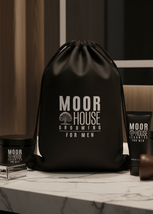 Moor House Men’s Grooming Drawstring Bag | Travel & Gym Bag