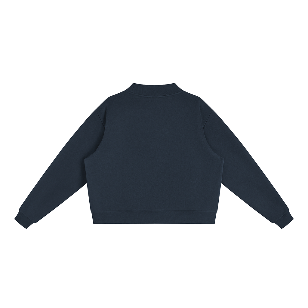 New Jersey - Essential Fleece Mock-Neck Crew Sweatshirt