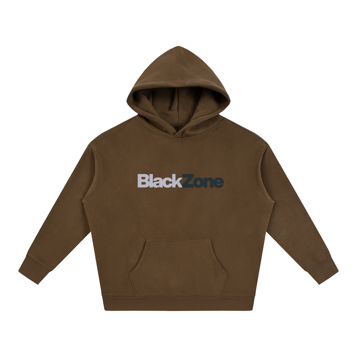BlackZone Men’s Oversized Fleece Hoodie – 350 GSM Heavyweight Streetwear