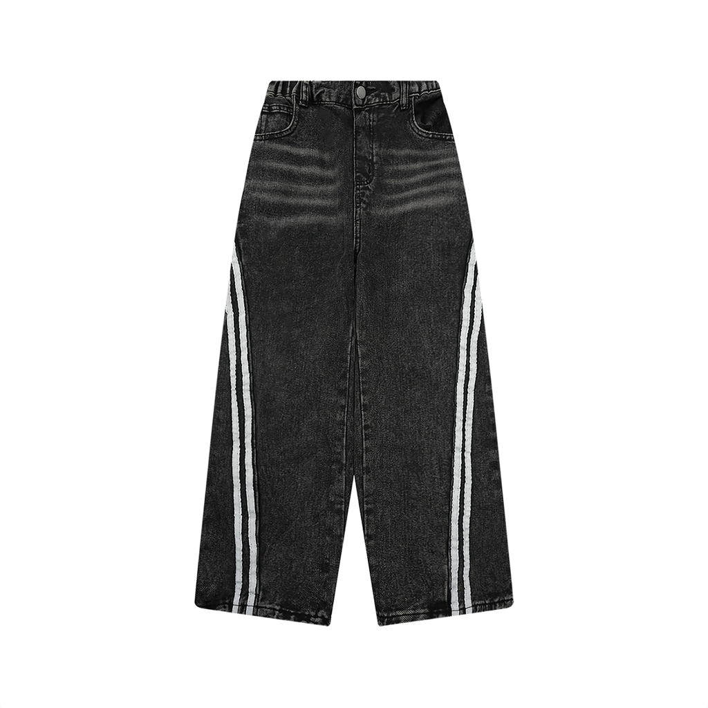 Boys Vintage Wash Side Stripe Jeans