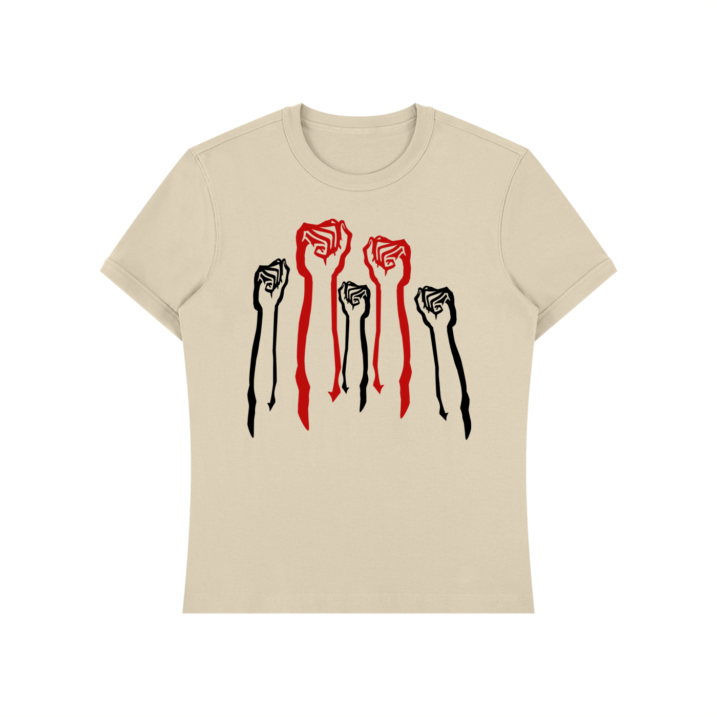 Heavyweight Slim Fit T-Shirt: raise A Fist In Unity