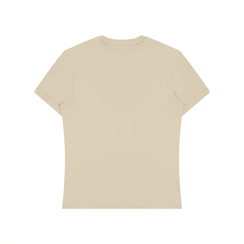 Heavyweight Slim Fit T-Shirt: Black Zone Apparel Branding