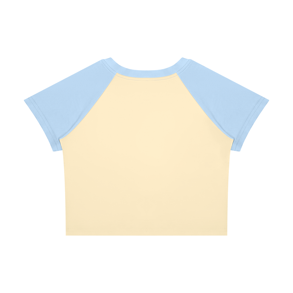 Women’s Raglan Color Block Baby T-Shirt: A-Town City Living