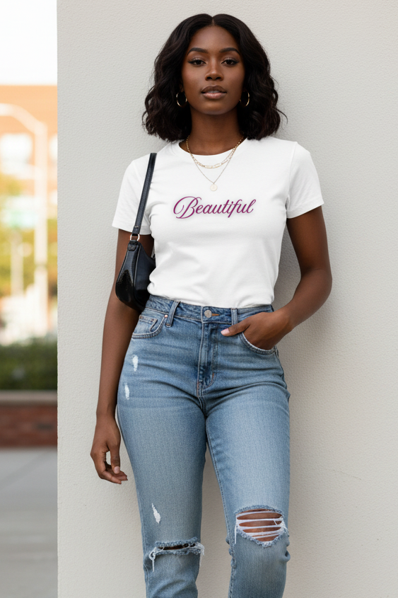 Vintage Wash Slim Fit T-shirt: Beautiful