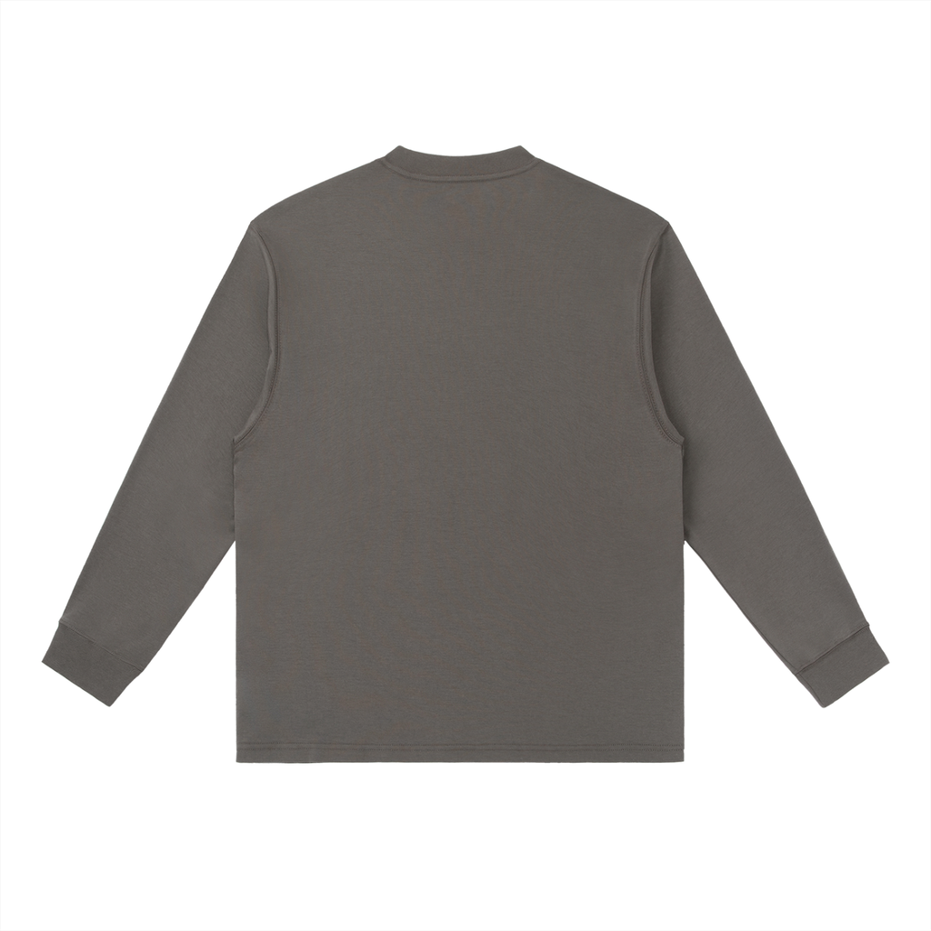 Men's "How Is This My Life" Crewneck Long-Sleeve T-Shirt