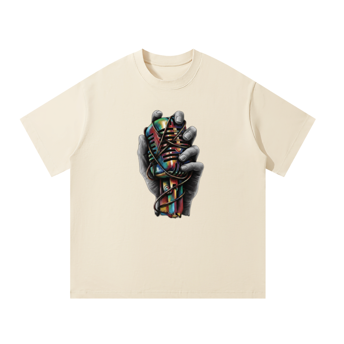 Men's Oversized T-Shirt: Grab The Mic