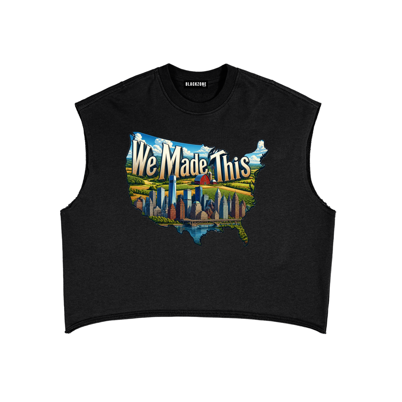 Men's French Terry Boxy Tank Top