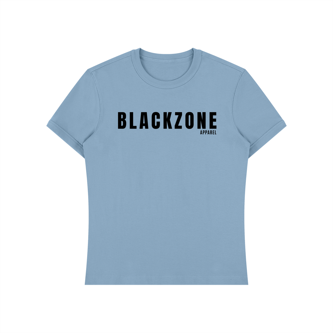 Heavyweight Slim Fit T-Shirt: Black Zone Apparel Branding