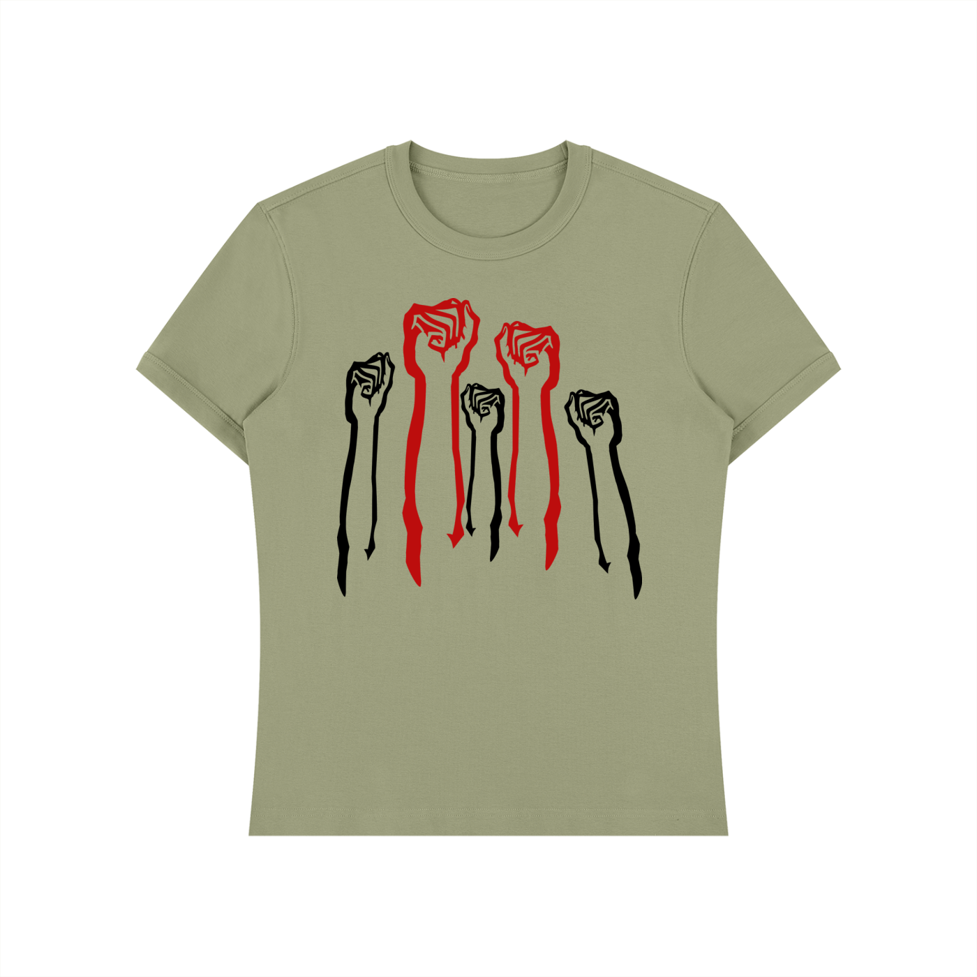 Heavyweight Slim Fit T-Shirt: raise A Fist In Unity