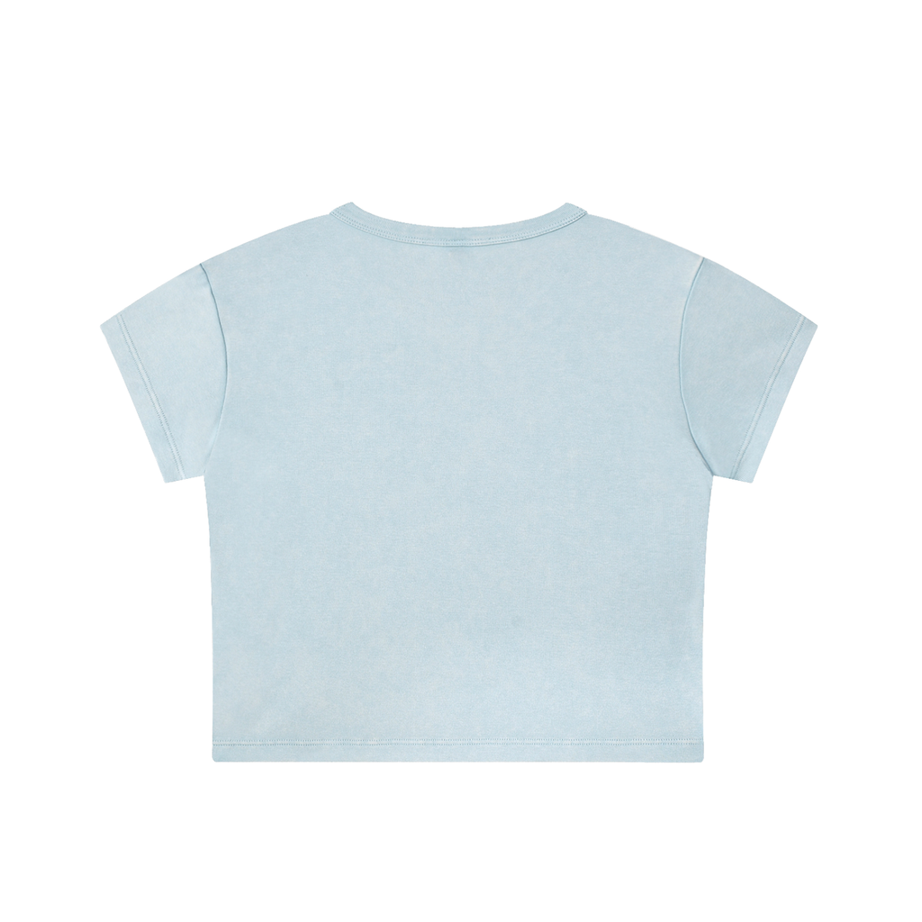 Woman's Snow Washed Crop Top
