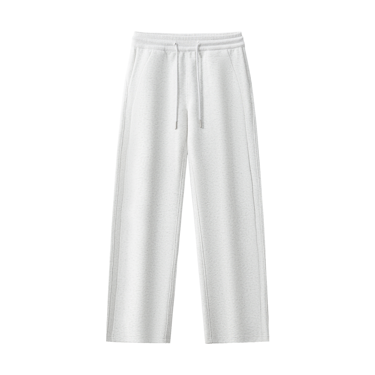Women’s Essential Drawstring Straight-Leg Sweatpants – 350 GSM Cotton Blend