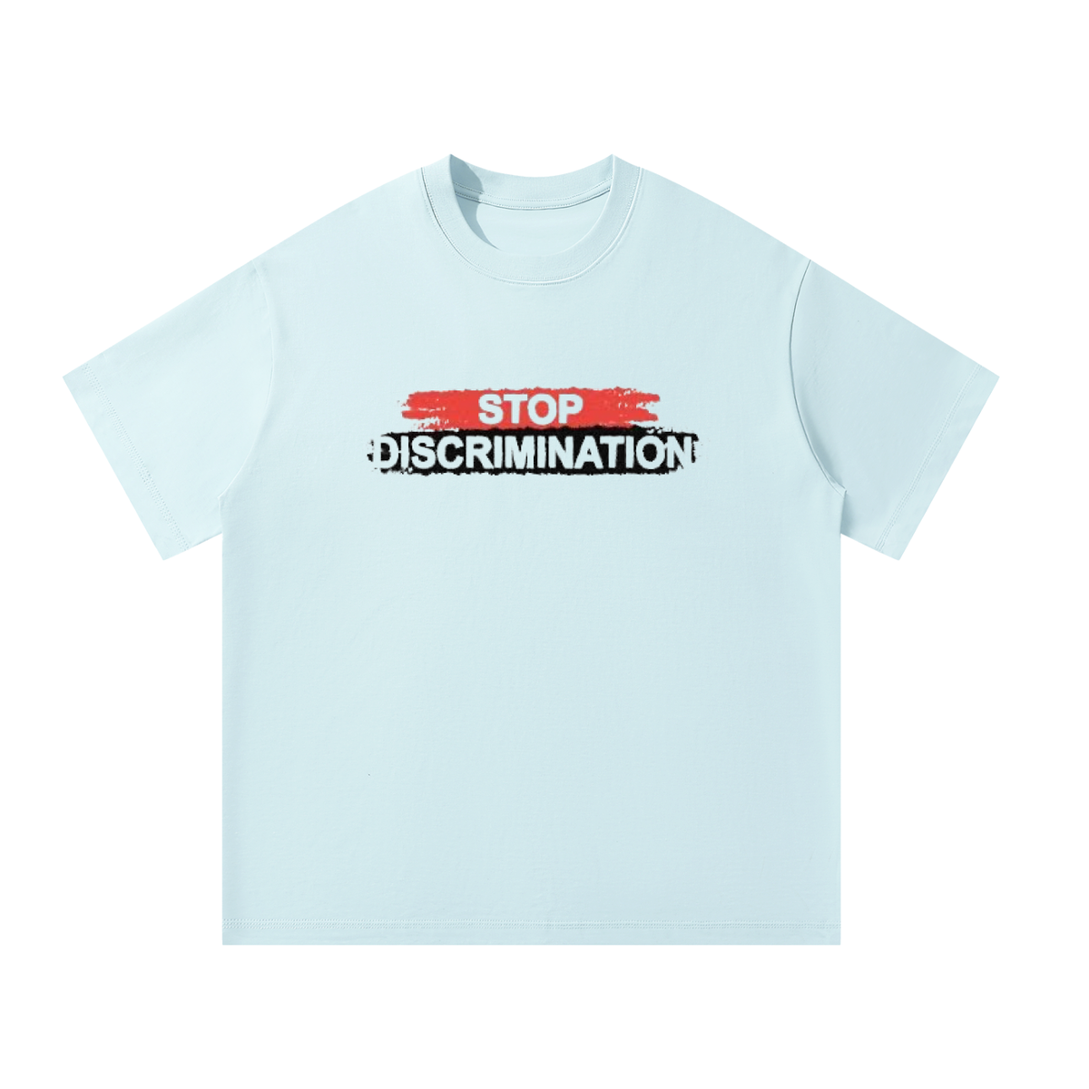 Men's Oversized T-Shirt: Stop Discrimination
