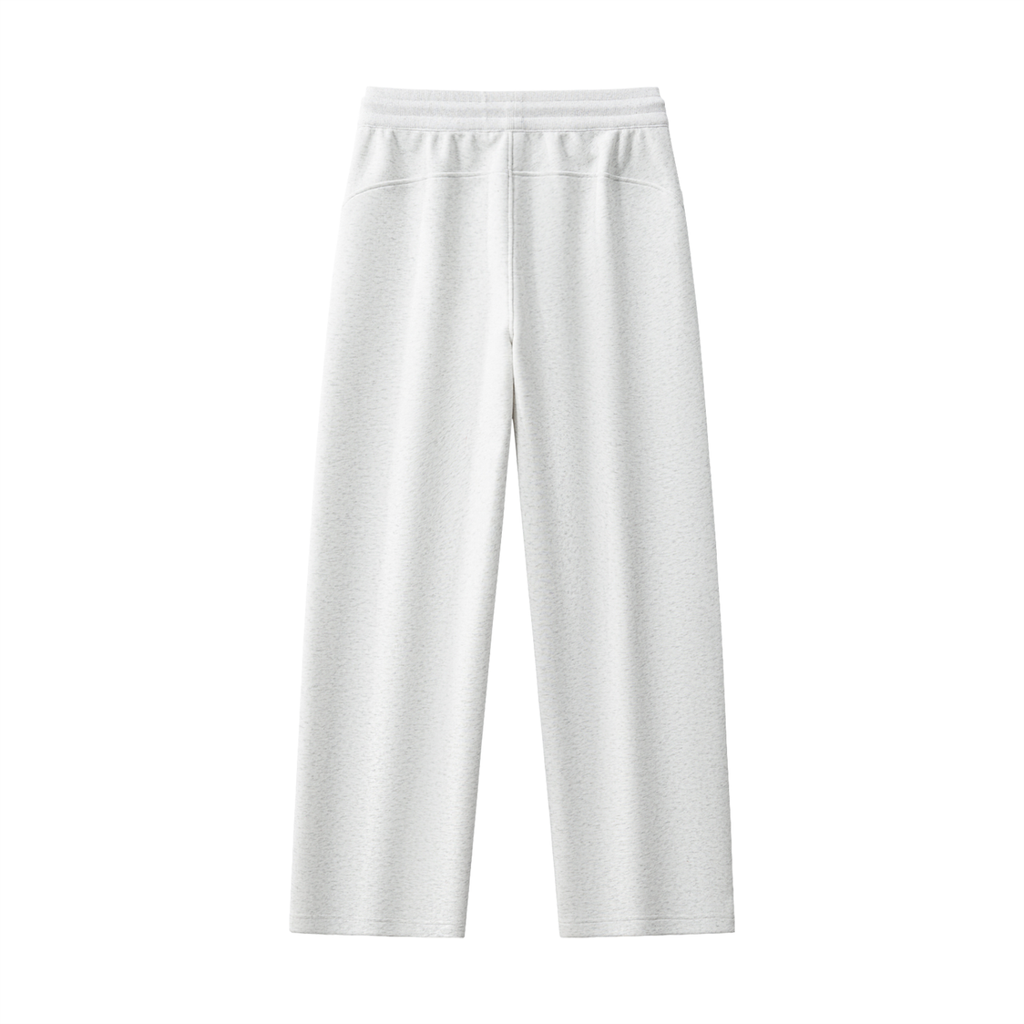 Women’s Essential Drawstring Straight-Leg Sweatpants – 350 GSM Cotton Blend