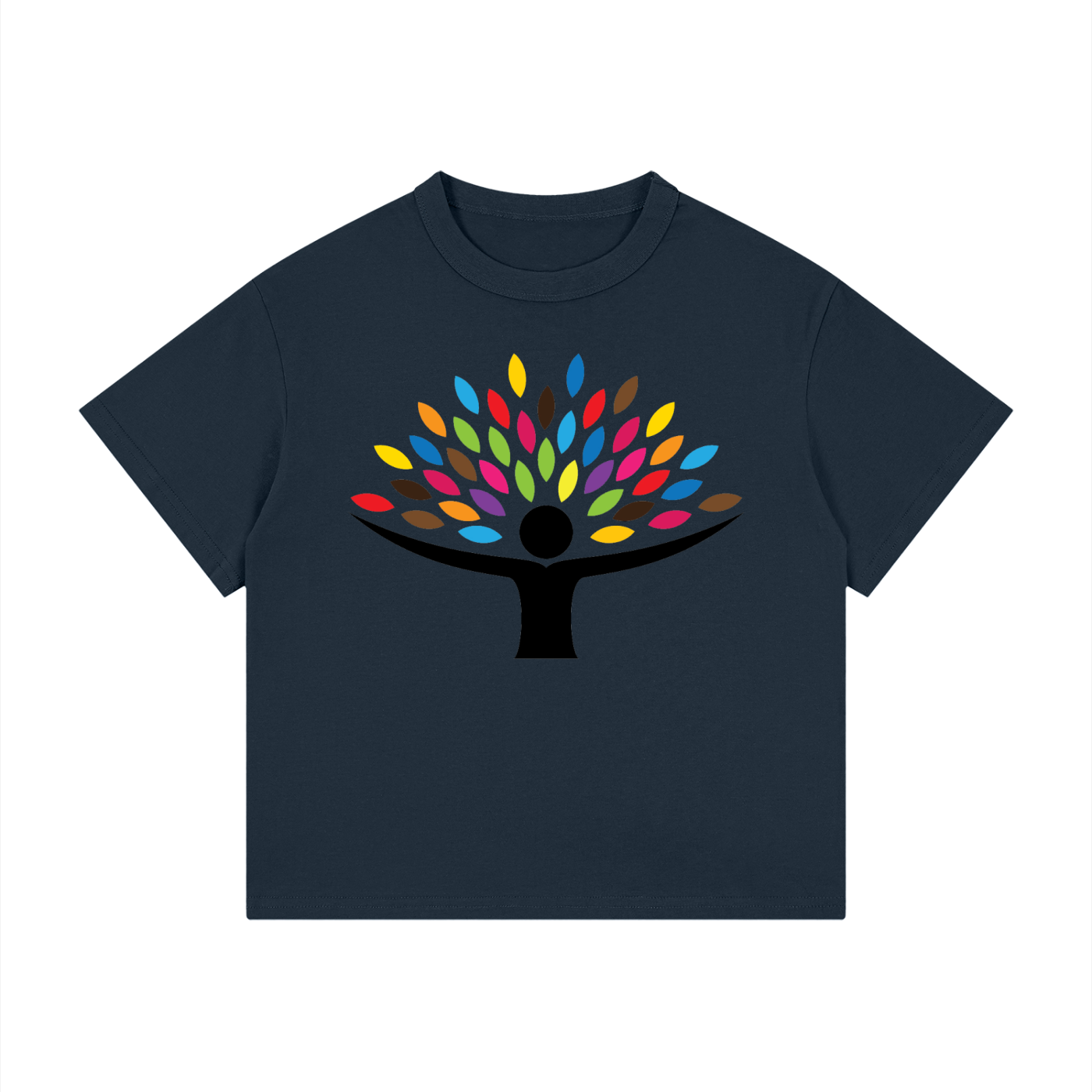 Girls "Spread Love" Kid's Loose Fit Drop Shoulder T-Shirt