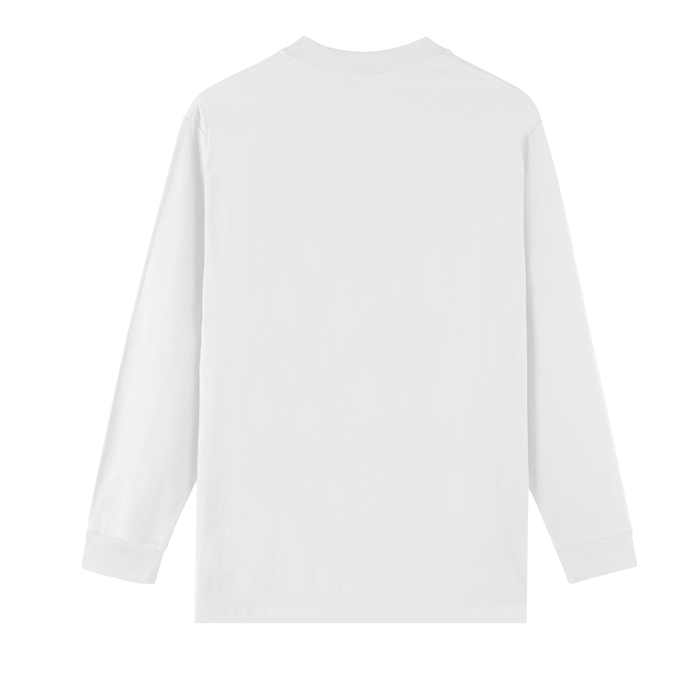 Men's Crew Neck Drop Shoulder Long Sleeve Shirt: Malcolm X Quote