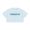 Women's Mineral Wash Cotton Crop T-Shirt: Making The Ancestors Proud