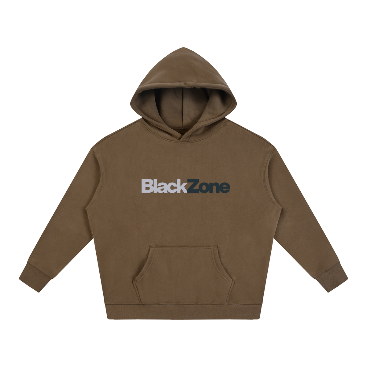 BlackZone Men’s Oversized Fleece Hoodie – 350 GSM Heavyweight Streetwear
