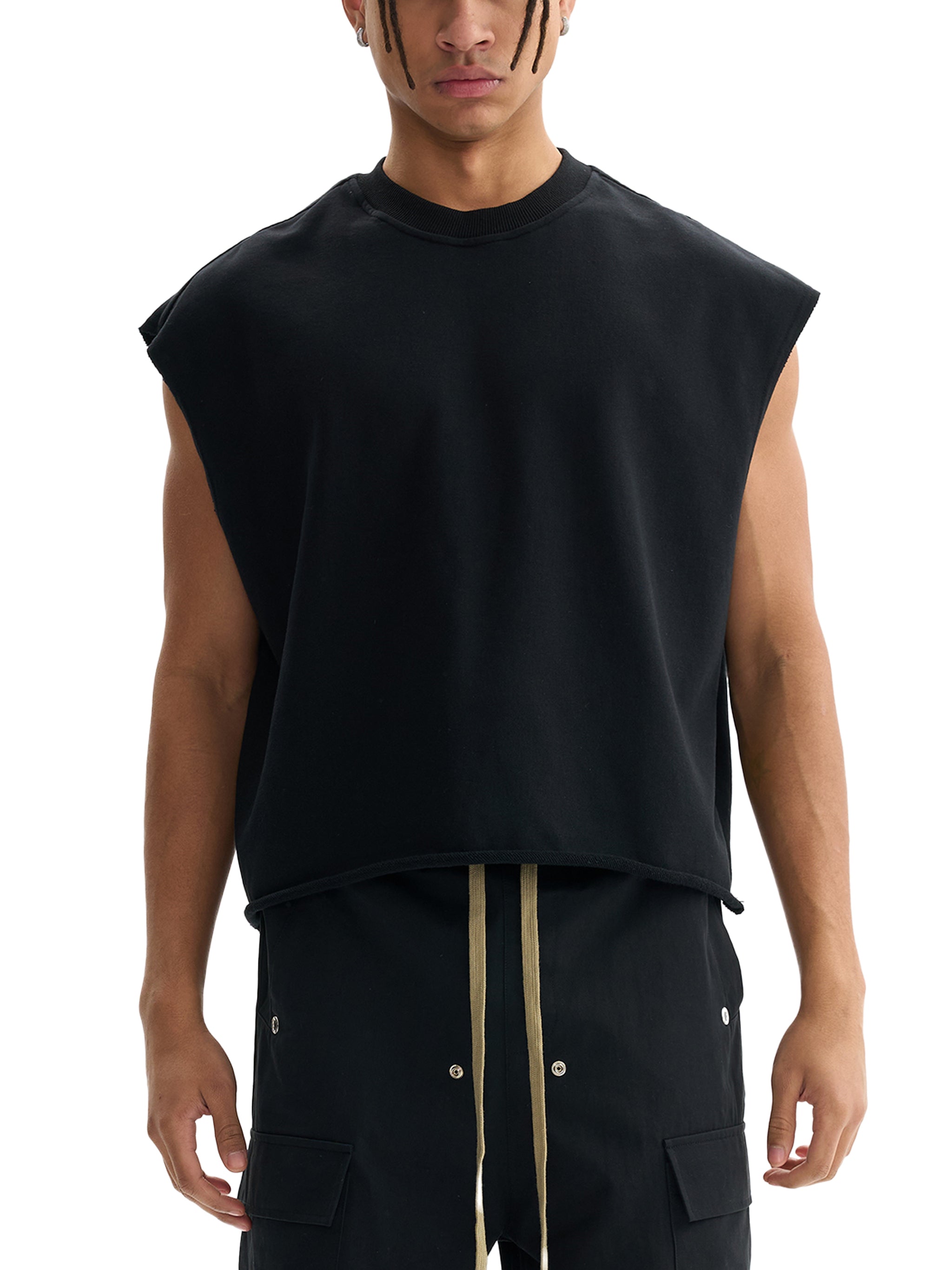 Men's French Terry Boxy Tank Top