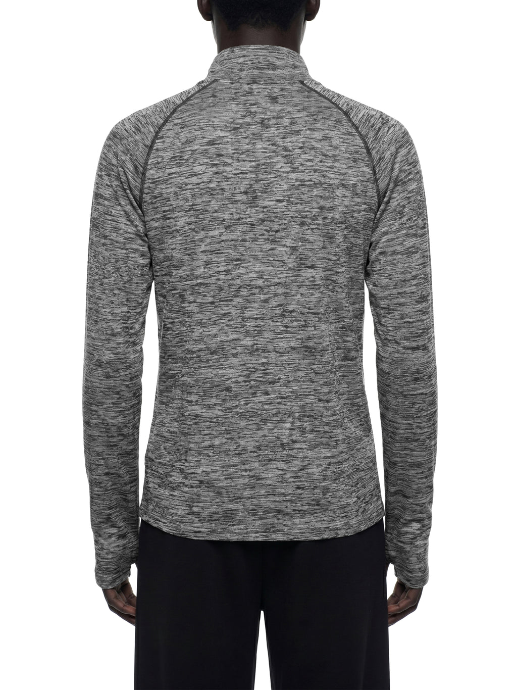 Men's Quarter-Zip Performance Long Sleeve T-Shirt