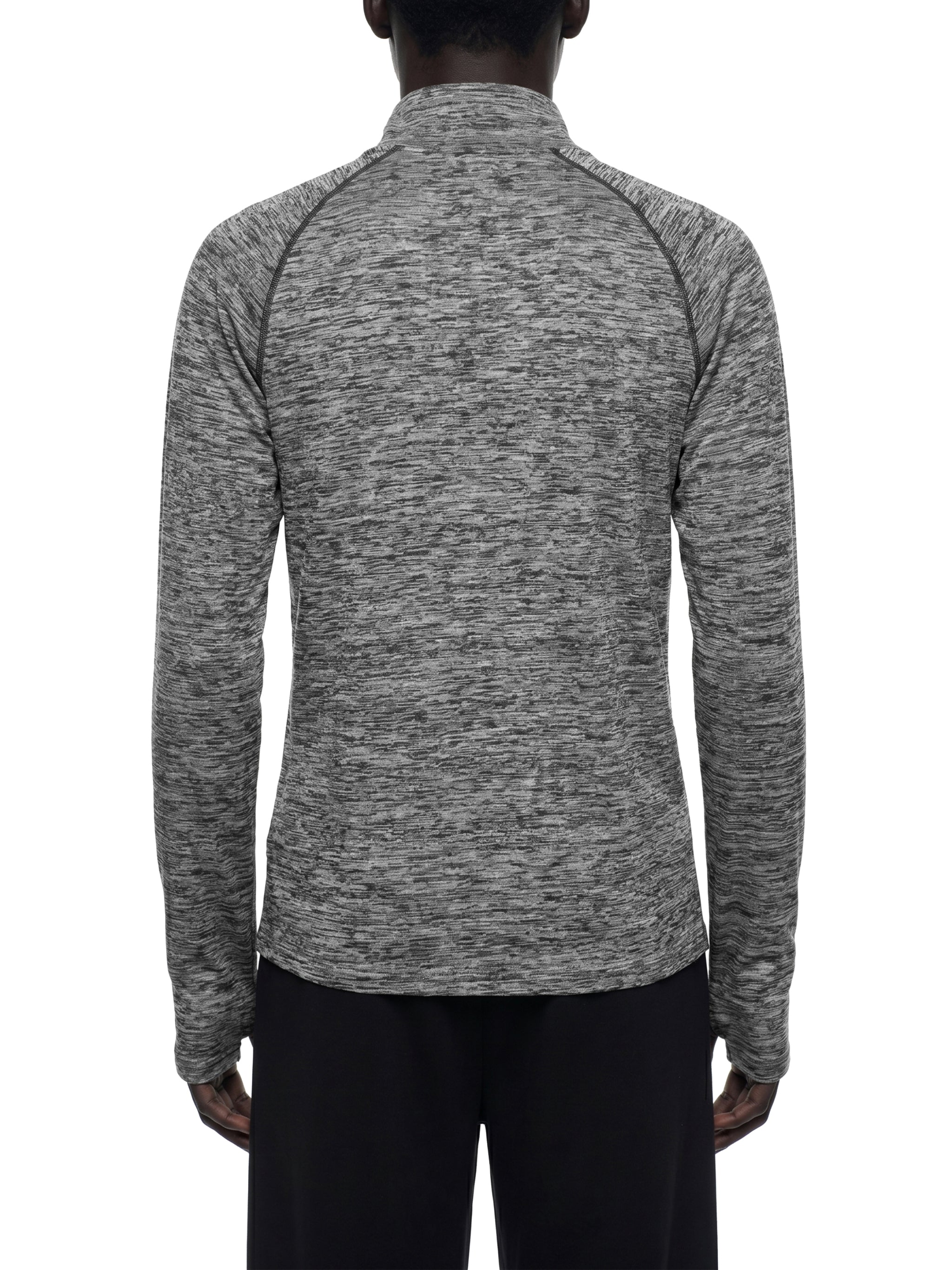 Men's Quarter-Zip Performance Long Sleeve T-Shirt