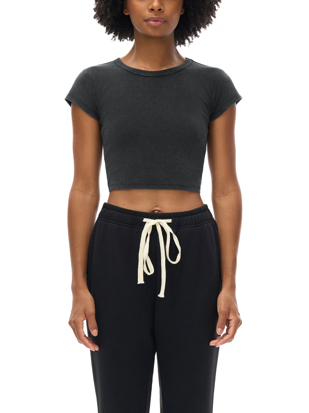 Woman's Snow Washed Crop Top