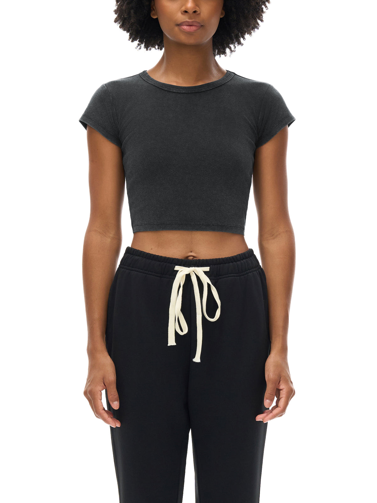 Woman's Snow Washed Crop Top