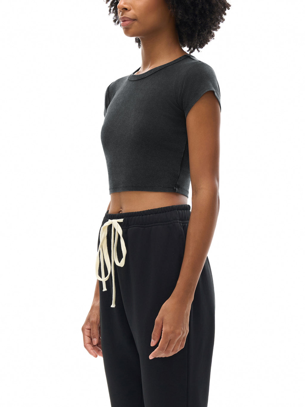 Woman's Snow Washed Crop Top
