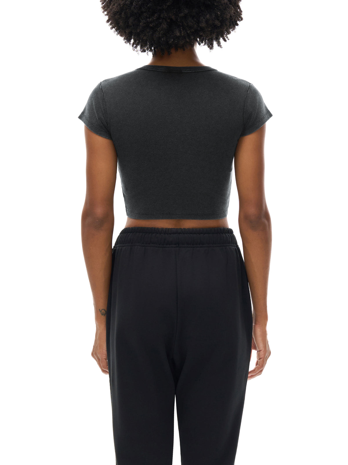 Woman's Snow Washed Crop Top