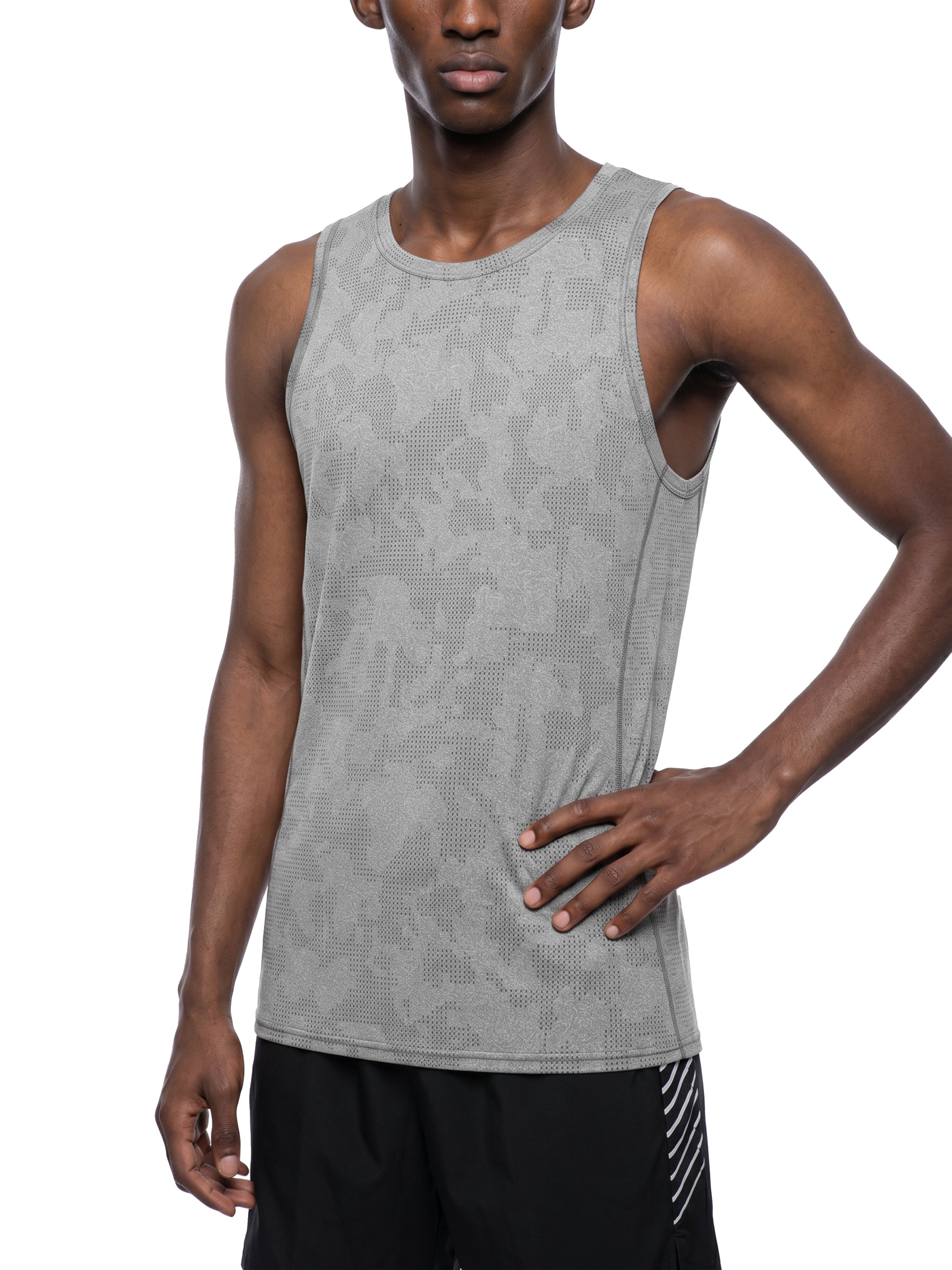 Men's Jacquard Performance Tank Top