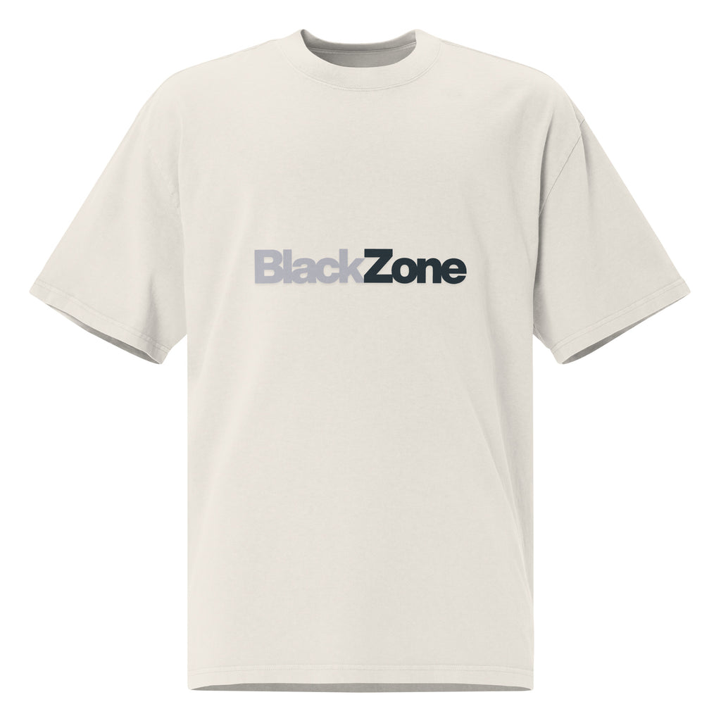 BlackZone Branded Oversized faded t-shirt