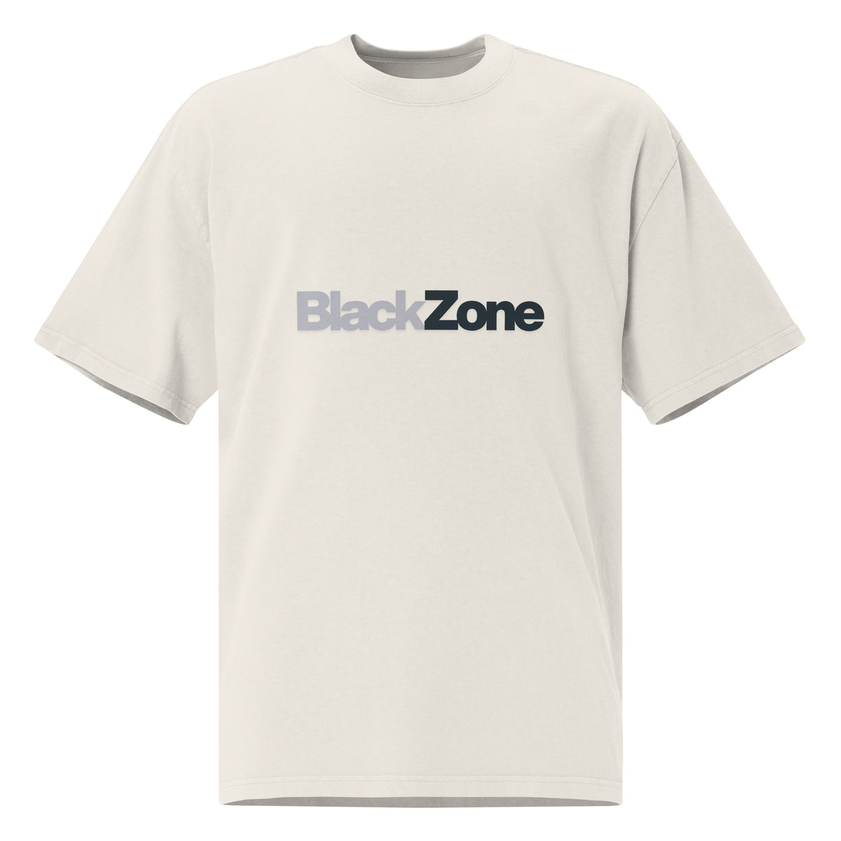 BlackZone Branded Oversized faded t-shirt