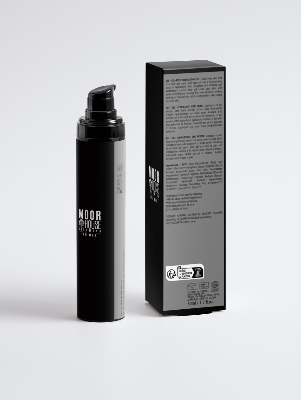 Moor House Grooming For men Premium Oil-Free Hydrating Gel